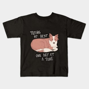 Border Collie Dog Kids T-Shirt